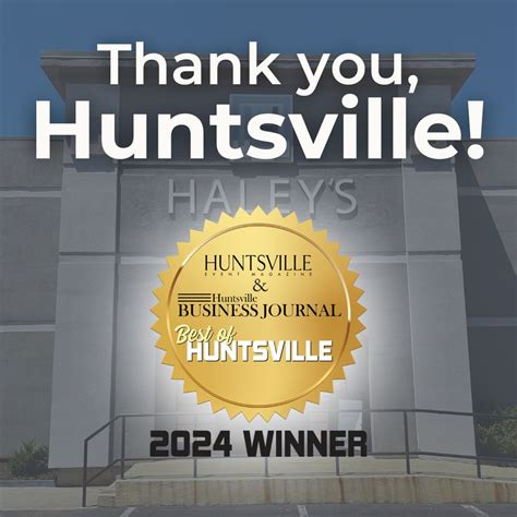 THANK YOU, HUNTSVILLE! We're beyond grateful to everyone who voted ...