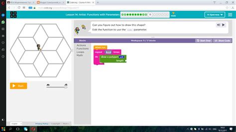 Code.org Lesson 3.11 的图像结果