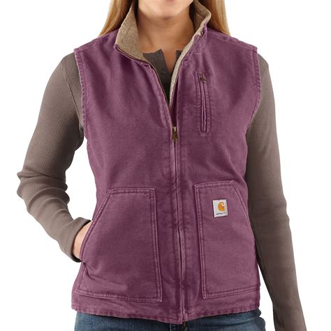 Carhartt Sandstone Vest - Sherpa-Lined (For Women)