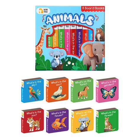 Bear Tale Animals Baby Books, Early Learning My First Animal Boxset of ...