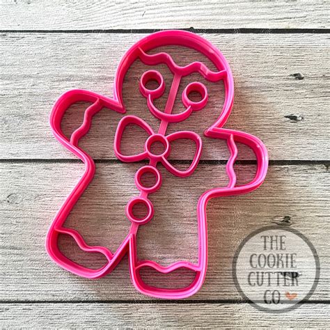 GIANT 18cm Gingerbread Man Imprint cookie cutter – The Cookie Cutter Co