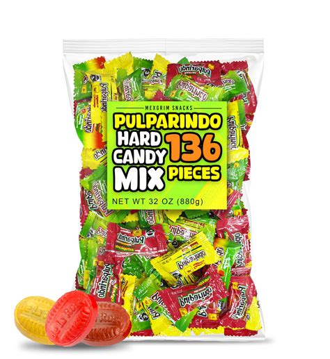 Buy Mexican Hard Candy Variety Bulk Pack with 136 Pulparindo, Dulces ...