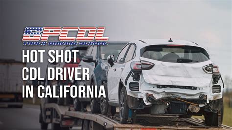 Hot Shot Driver CDL in California Training