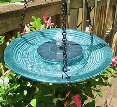 Image result for Hummingbird Solar Fountain Bird Baths