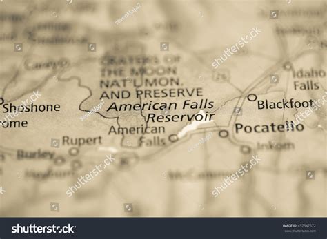 American Falls Reservoir Idaho Usa Stock Photo 457547572 | Shutterstock