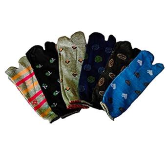 DMS RETAIL Ankle Length Cotton Colourful Printed Thumb Socks For Women ...