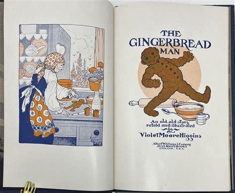 The Gingerbread Man, An old, old story retold and illustrated by Violet Moore Higgins | Violet ...