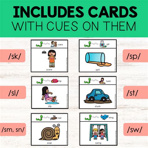 S Words For Speech Therapy No Prep, Easy S Blend Speech Therapy