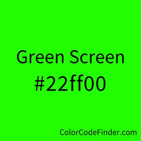 Green Screen Color 的图像结果