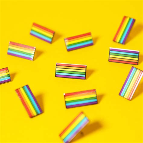 The Gay Male MLM Flag Enamel Pin
