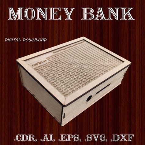 Money Saving Bank Digital File - DXF, CDR, EPS, SVG, AI – The Digi World