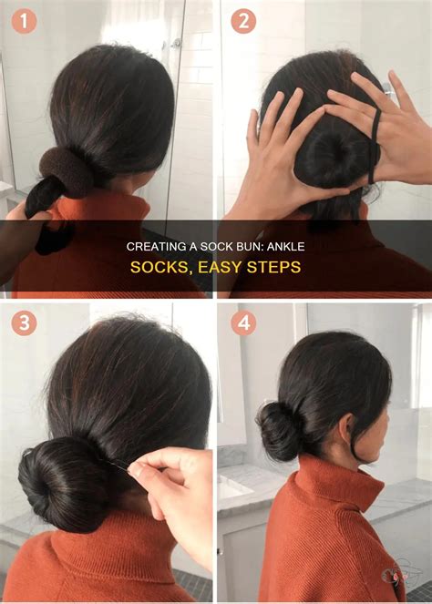 Creating A Sock Bun: Ankle Socks, Easy Steps | ShunVogue
