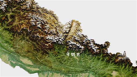 Nepal Terrain Topography Elevation DEM Geography Landscape map 3D model | CGTrader
