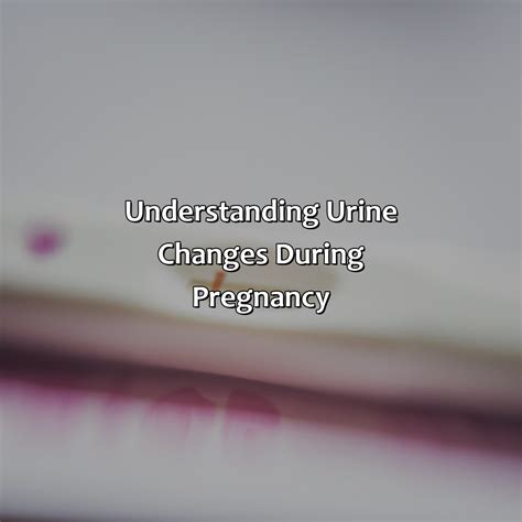 Straw Yellow Urine Color During Pregnancy at Nathan Kingsbury blog