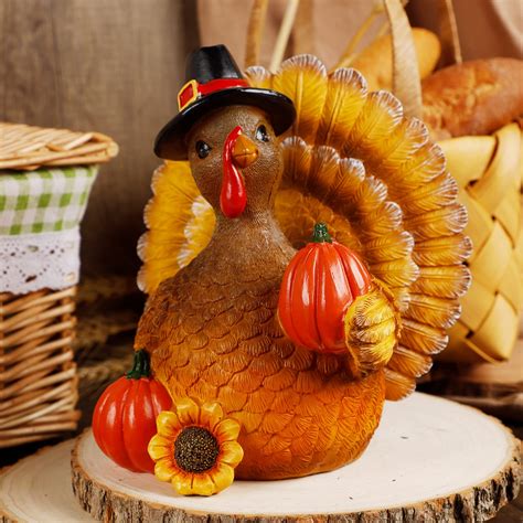 Edible Turkey Centerpiece Thanksgiving Food Art: Table Centerpiece
