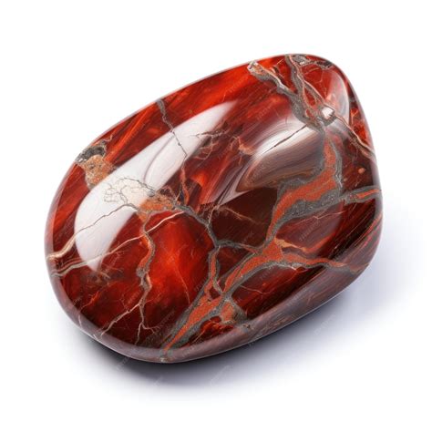 Premium AI Image | Red Jasper rock isolated on transparent background