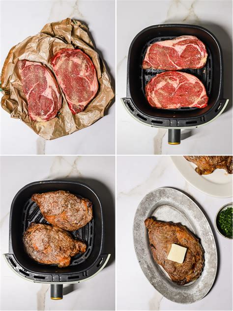 Air Fryer Ribeye Steak - Lena's Kitchen