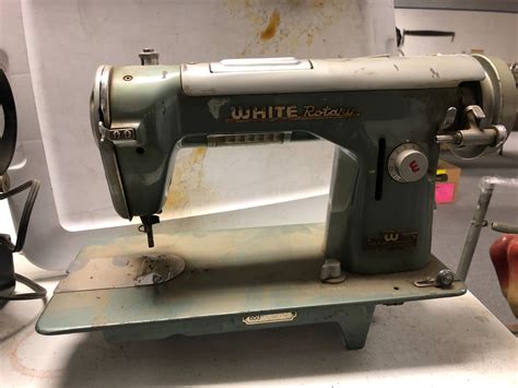 "The Horror Show" - White Rotary electronic sewing machine (Made in ...