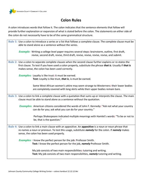 Colons | PDF