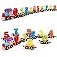 FunBlast Wooden Digital Colourful Number Train - Educational Toys for 2 ...