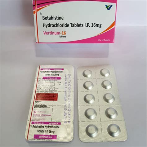 VERTINUM-16 Tablets Vindcare Lifesciences