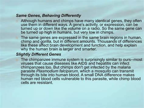Dna of human and great ape | PPTX | Genetics | Science