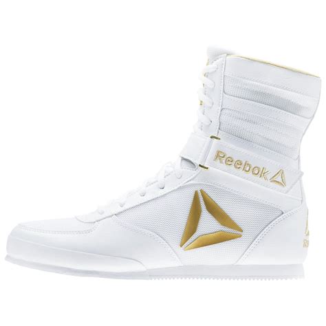 Reebok Men's Boxing Boot-Buck Cross Trainer White/Gold 11 M US : Amazon ...