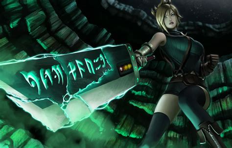 Wallpaper girl, magic, sword, League of Legends, Riven, Exile for ...