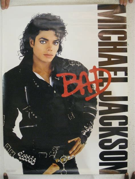 Michael Jackson Bad Poster