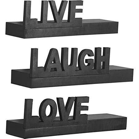 Home Sparkle Sh678 Wall Shelf, Set of 3 (Lacquer Finish, Red) : Amazon ...