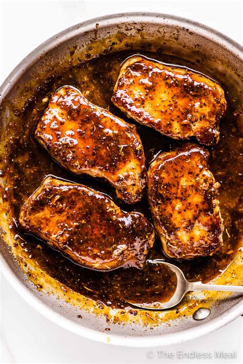 Honey Mustard Pork Chops - The Endless Meal®