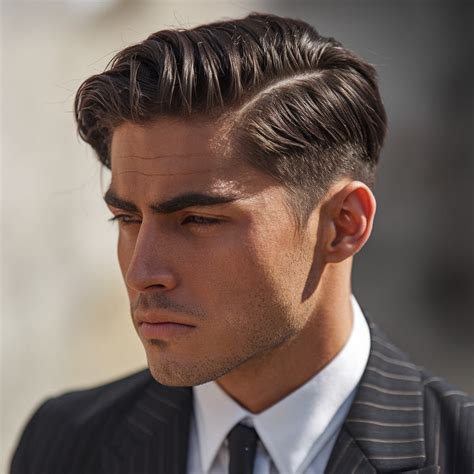 Side Part Hairstyles for Men 2025 Featuring Taper, Fade, Slicked Back ...