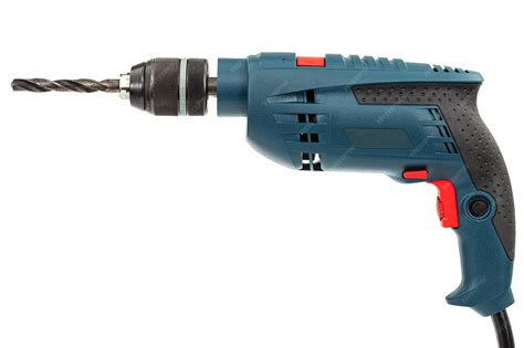 Premium Photo | Electrical hand drill isolated on white background