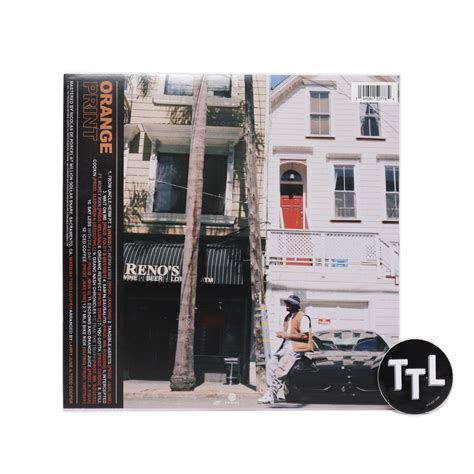 Larry June: Orange Print (Colored Vinyl) Vinyl LP — TurntableLab.com