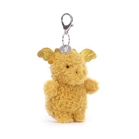Purchase Jellycat LDG4BC Little Dragon Gold Plush Soft Bag Charm at ...