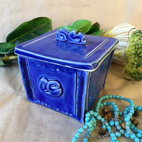 ceramic clay jewelry box