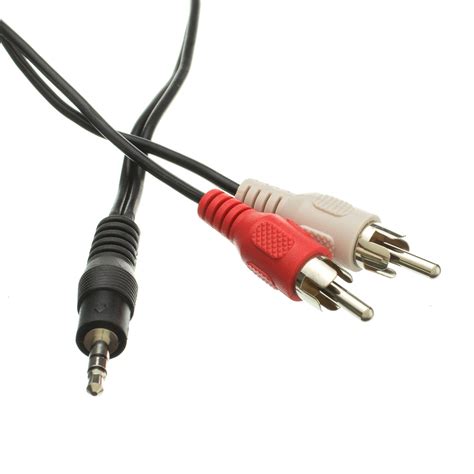 3ft Stereo/VCR RCA Cable, RCA RG59 Video, Gold Plated