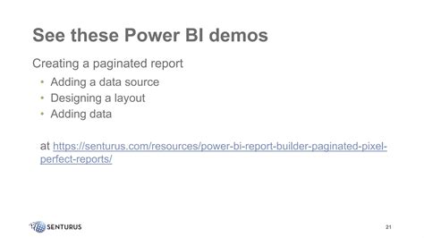 Power BI Report Builder & Paginated Reports | PPTX