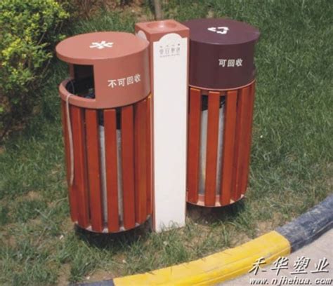 上海户外垃圾桶,休闲公园椅,花箱,树围座,塑木护栏,地板,吹塑加工-禾华