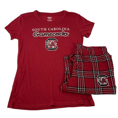 Concepts Sport Women's Red and Black Pajamas | Depop