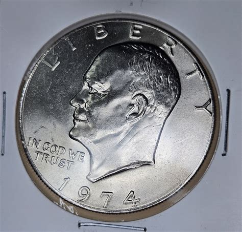 1974 Philadelphia - BU Grade Eisenhower Dollar in 2x2 | Property Room