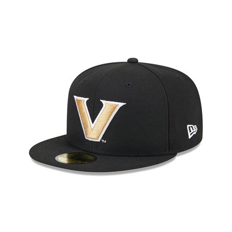 Vanderbilt Commodores Black 59FIFTY Fitted Hat – New Era Cap