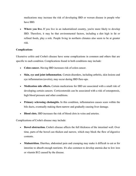 Pathophysiology of Inflammatory bowel disease | PDF | Digestive Disorders | Diseases and Conditions