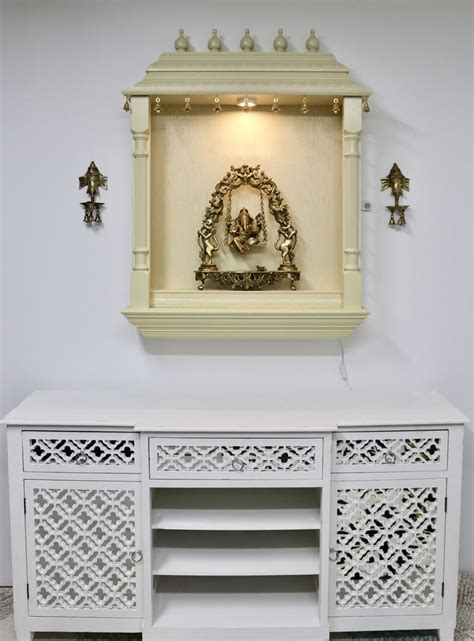 Presenting This Classic Teakwood Modern & Simplistic Designed Pooj ...