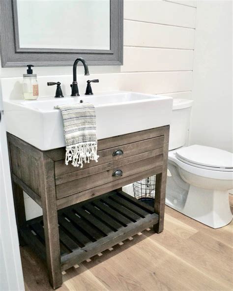 Farmhouse Bathroom Vanity And Sink at Ethan Garcia blog