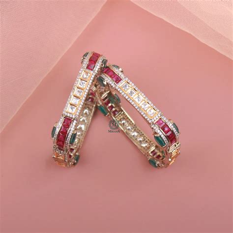 Taara Polki Designer Bangles