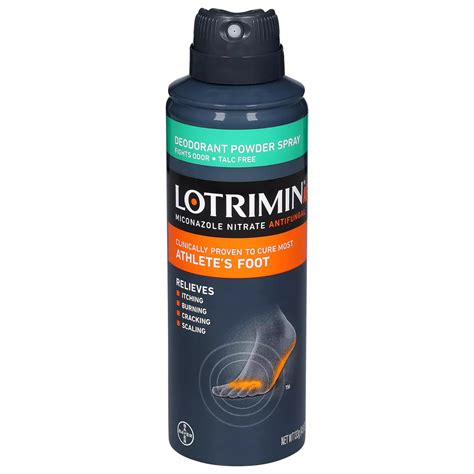 Lotrimin Antifungal Athlete's Foot Deodorant Powder Spray - Shop Skin ...