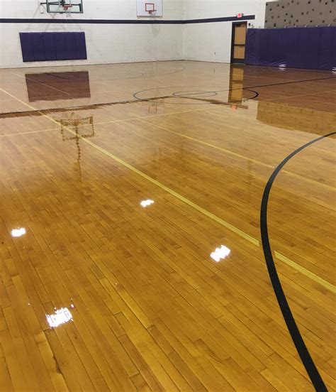 Gym Floor Refinishing