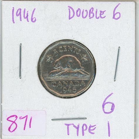 1946 Canadian 5 cent coin - Schmalz Auctions