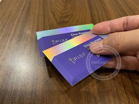 Holographic Foil Business Cards 的图像结果